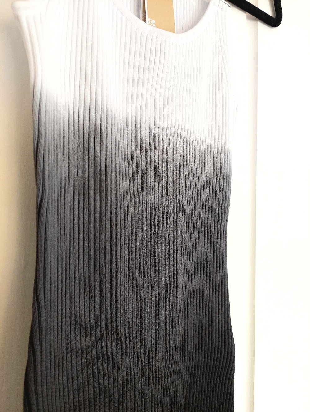 Michael Kors Ombré Ribbed Stretch Viscose Dress Size S NWT - Picture 9 of 15